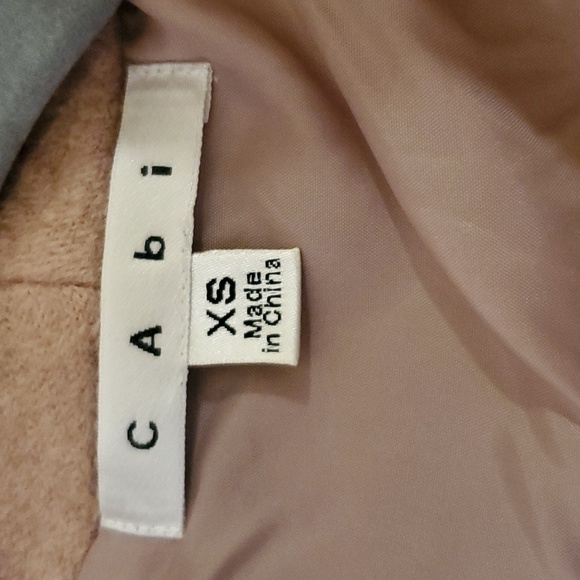 CABI #528 Rosewater Boiled Wool Valentina Jacket Size XS - Picture 6 of 9